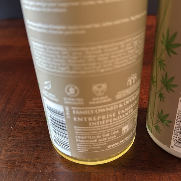 2 Pack Renpure Restorative Hemp Oil Moisture Therapy Shampoo Conditioner - Picture 5 of 6